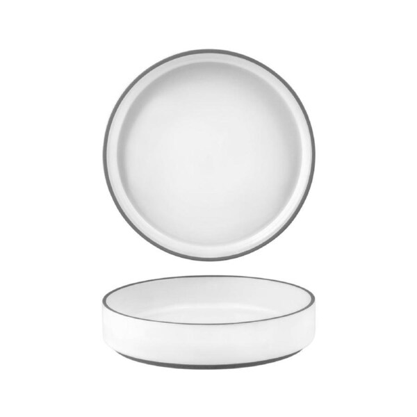 Tablekraft Urban Muse White Round Bowl - 215mm , Box of 3