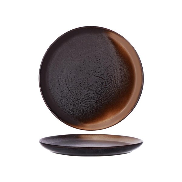 Tablekraft Urban Coffee Dust Round Coupe Plate - 268x29mm , Box of 4