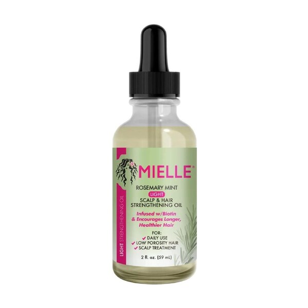 Mielle Rosemary Mint Light Scalp & Hair Strengthening Oil 59mL
