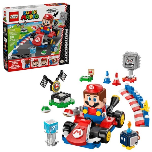 LEGO 72043 Mario Kart™ – Interactive LEGO® Mario™ & Standard Kart - Super Mario