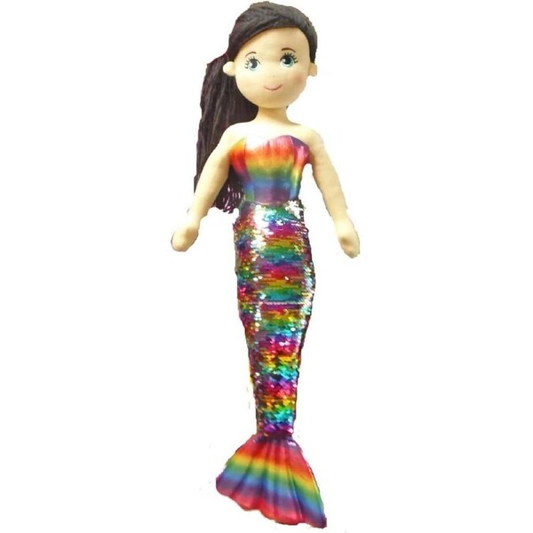 Cotton Candy - Asia Mermaid 70cm Multicolored Flip Sequined Tail