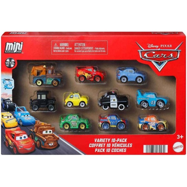 Disney Pixar - Cars Mini Vehicle 10 Pack
