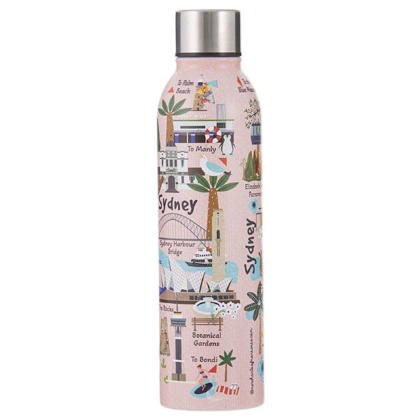 Ashdene Land Down Under Sydney Stainless Steel Water Bottle Flask 500ml