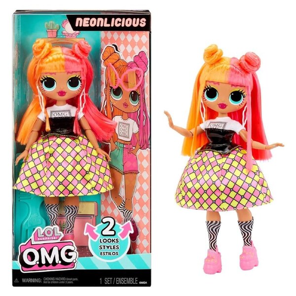 L.O.L. Surprise OMG House of Surprises Neonlicious Fashion Doll