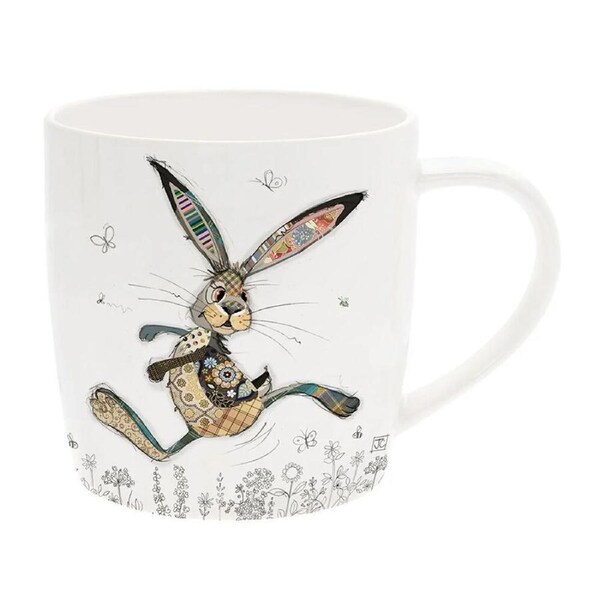 Bug Art Kooks Mug 400mL Hesper Hare, Gibson Gifts 21156