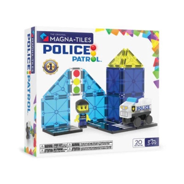 Magna Tiles - Police Patrol 20 Piece