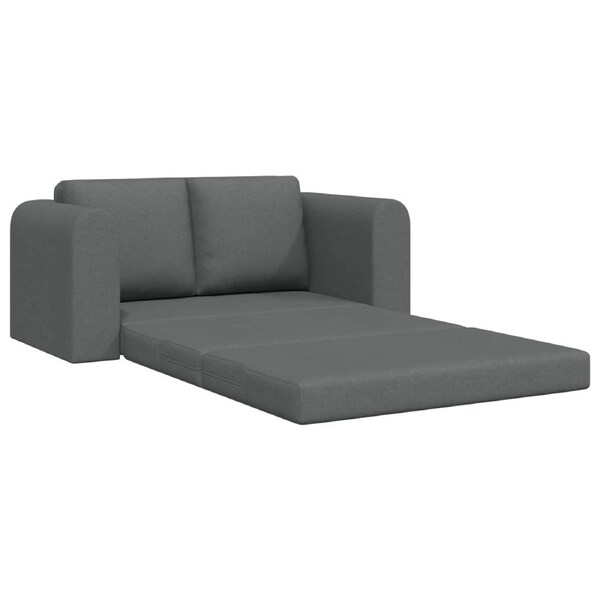 Sofa Bed 60cm Dark Grey Fabric vidaXL