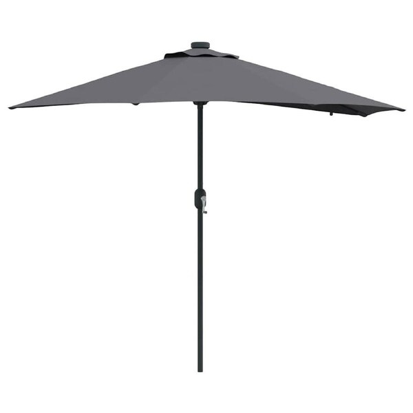 Garden Parasol Anthracite 294 x 150 x 223 cm vidaXL