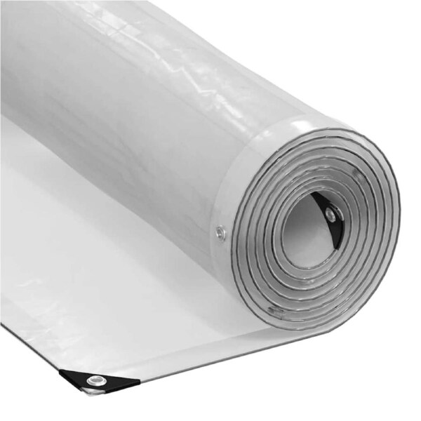 Clear Tarpaulin with Eyelets 3x5 m Polyethylene vidaXL