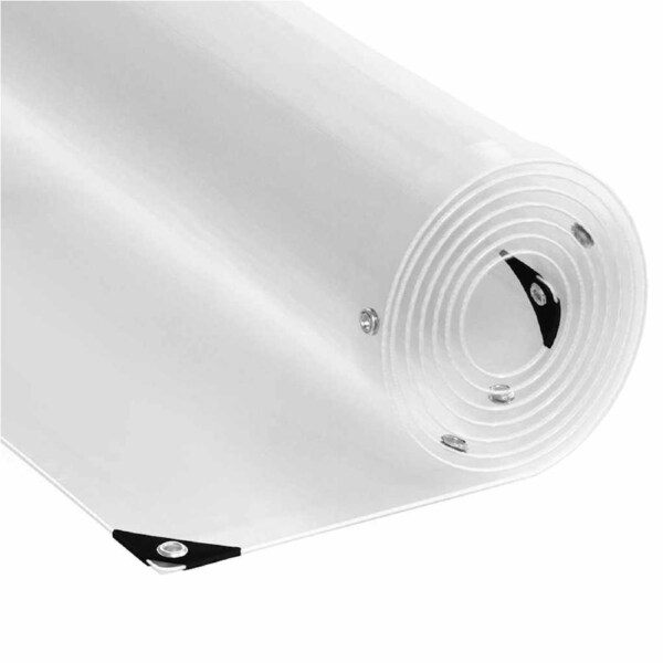 Clear Tarpaulin with Eyelets 3x6 m PVC vidaXL