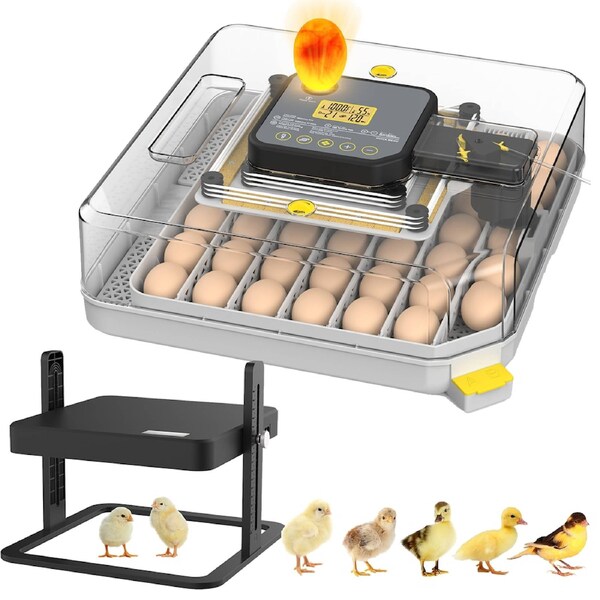 Advwin 48 Eggs Incubator + Chicken Brooder Heating Plate