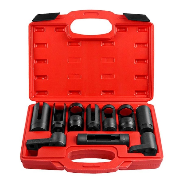 10pcs Car Truck Oxygen Sensor Removal Tool Wrench Repair Kit Auto Tools Set