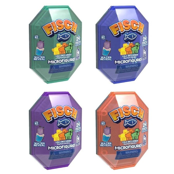 Roblox - Fisch Series 1 Collectable Microfigure Blind Box (Single Box)