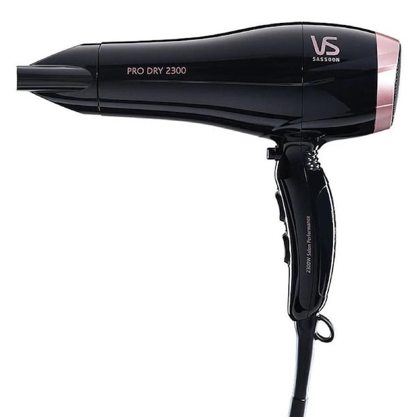 VS Sassoon Blow Dryer - Women's Pro Dry 2300W Hair Dryer/Hairdryer/Fast Drying/Light Weight