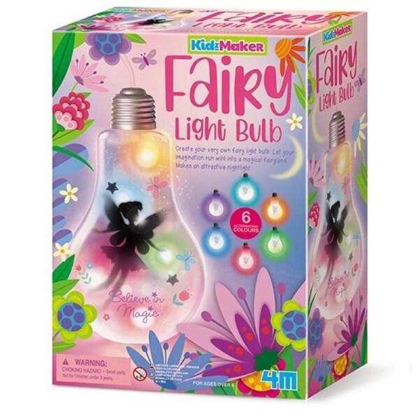 4M KidzMaker Fairy Light Bulb - DIY Creative Kit