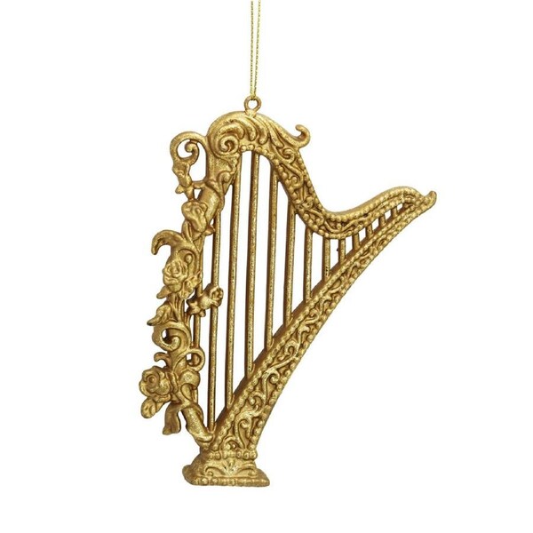 Golden Harp Hanging 13cm
