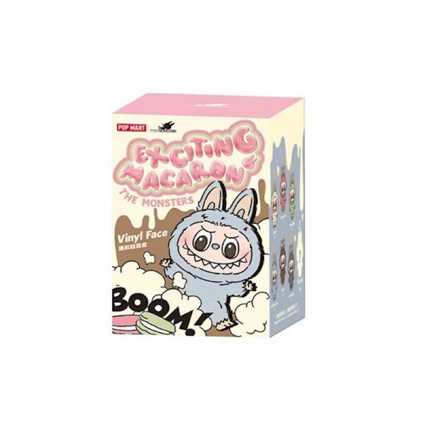 Popmart Labubu THE MONSTERS Exciting Macaron Series-Vinyl Plush Pendant Blind Box