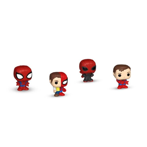 Funko Spider-Man Peter Parker/Spider-Man Split Bitty Pop! Vinyl Figure 4-Pack