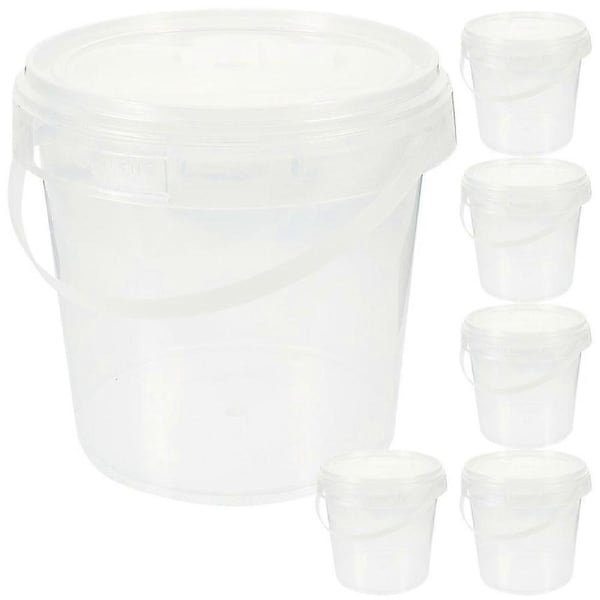 Sturdy Ice Cream Bucket, Large-capacity Reusable Container with Lid for Food Preservation