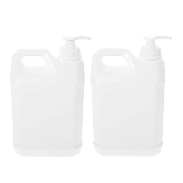 Durable Round Plastic Containers, Reusable and Versatile for Various Liquids