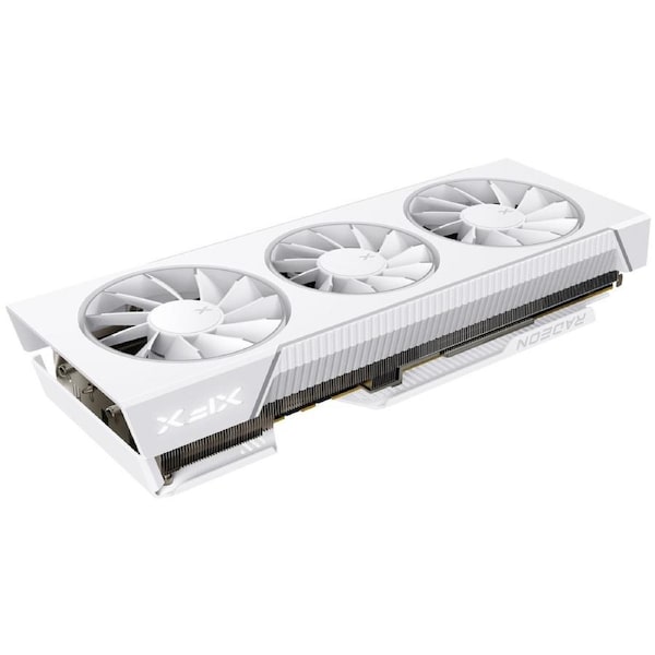 XFX Mercury AMD Radeon RX 9070XT OC White Magnetic Air Edition with RGB 16GB GDDR6 HDMI 3xDP, AMD RDNA 4 (RX-97TMARGW9)