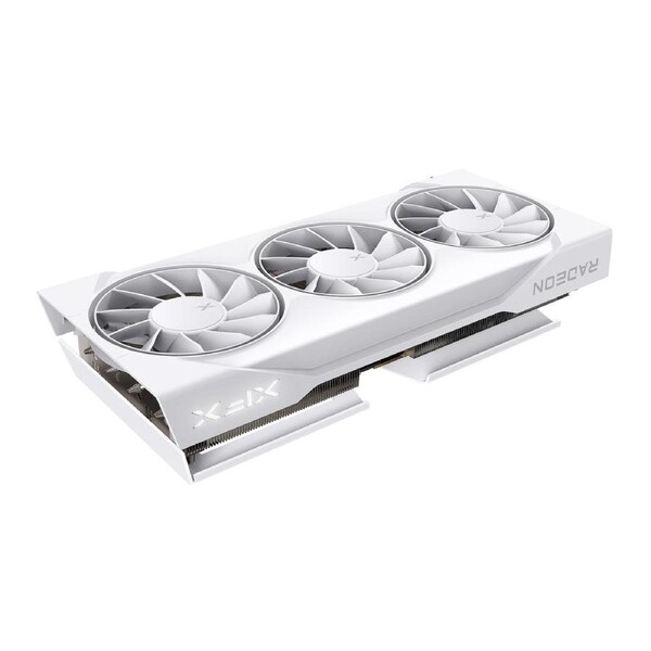 XFX Swift AMD Radeon RX 9060XT OC White Triple Fan Gaming Edition with 16GB GDDR6 HDMI 2xDP, AMD RDNA 4 (RX-96TS316W7)