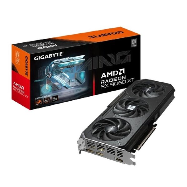 Gigabyte GV-R9060XTGAMING OC-16GD, Radeon RX 9060 XT, 16GB, GDDR6, PCI-E 5.0, ATX, HDMI 2.1b *2 (embargo)