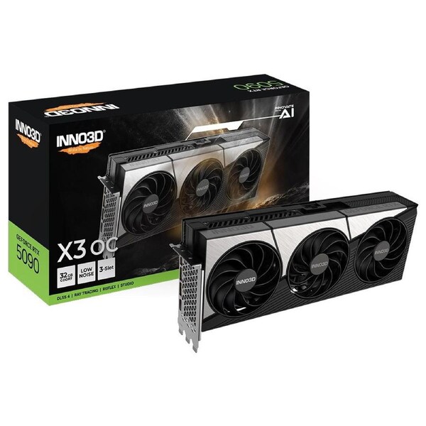 INNO3D nVidia GeForce RTX 5080 ICHILL X3 16GB GDDR7 2715MHz Boost Clock, RAM