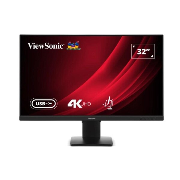 ViewSonic 32' VG 4K SuperClear VA, USB-C, DP, Height Adjust, 3y Advance Replacement, Business Pro Monitor