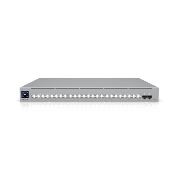Ubiquiti Pro XG 24 PoE, Professional-grade, 24-port Layer 3 Etherlighting, PoE+++ Switch,(16) 10 GbE, (8) 2.5 GbE, (2) 25G SFP28 Port