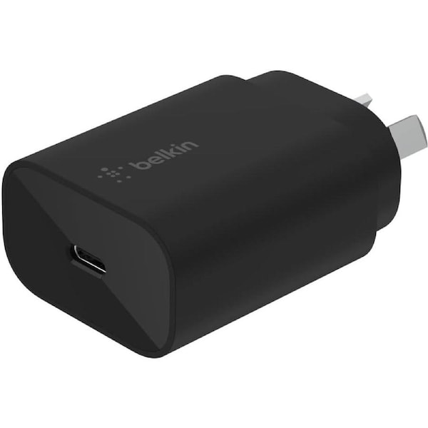 Belkin BoostCharge 25W USB-C Cubic Wall Charger - Black
