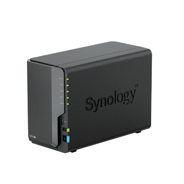 Synology DiskStation DS225+ 2-Bay 3.5" Diskless, Intel Celeron CPU, 2GB RAM, 1x 2.5GbE, 1x 1GbE, 2x USB 3.2