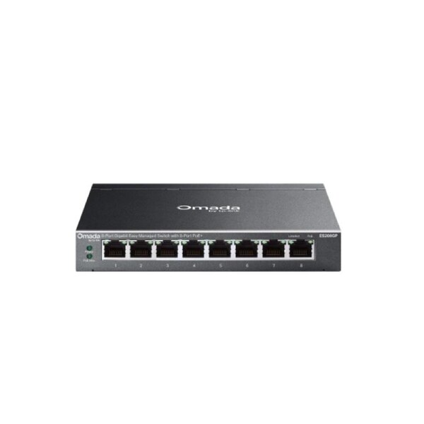 TP-Link ES208GP Omada 8-Port Gigabit Easy Managed Switch with 8-Port PoE+