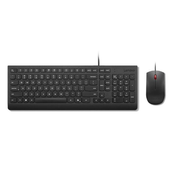 Lenovo Universal Wired USB Keyboard Mouse Combo Adjustable Tilt Leg Spill