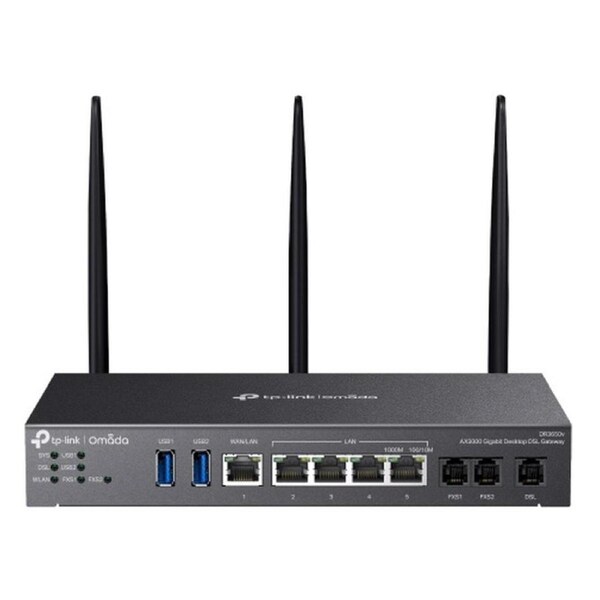 TP-Link DR3650v Omada AX3000 Wi-Fi 6 Gigabit Desktop DSL Gateway