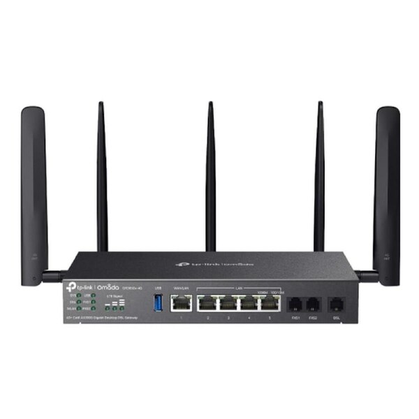 [DR3650v-4G] Omada 4G+ Cat6 AX3000 Wi-Fi 6 Gigabit Desktop DSL Gateway