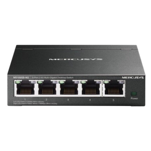 [MS105GS-M2] 5-port 2.5G Multi-Gigabit Desktop Switch
