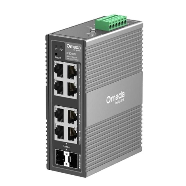 [IES208G] Omada 8-Port Gigabit Industrial Easy Managed Switch