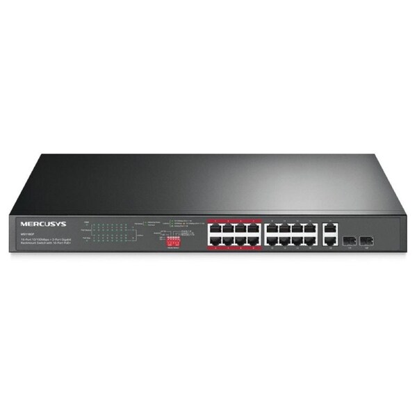 Mercusys MS120GP 20-Port Gigabit Rackmount Switch with 16-Port PoE+