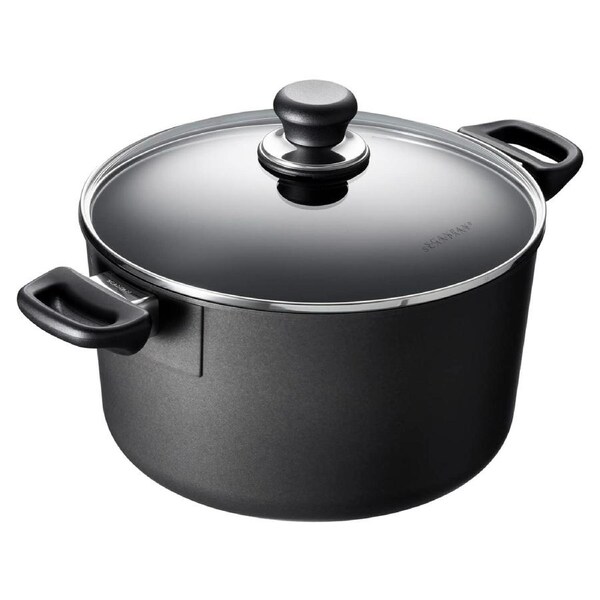 Scanpan Classic Induction Non-Stick Tall Dutch Oven 26cm/6.5 Litre, Black
