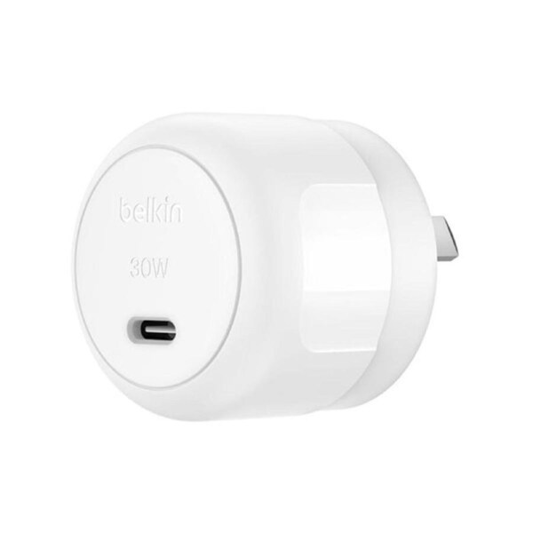 Belkin Boostcharge Compact 20W Usb C Pd Wall Charger White Wca009Auwh