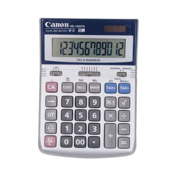 Canon Hs1200Ts 12 Digit Dual Power Tax And Business Function