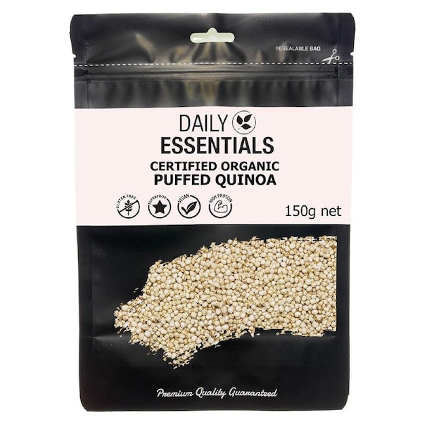 Daily Essentials Organic Puffed Quinoa 150g