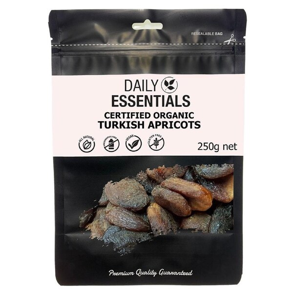 Daily Essentials Organic Apricots 250g