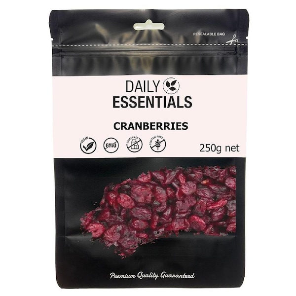 Daily Essentials Cranberries 250g