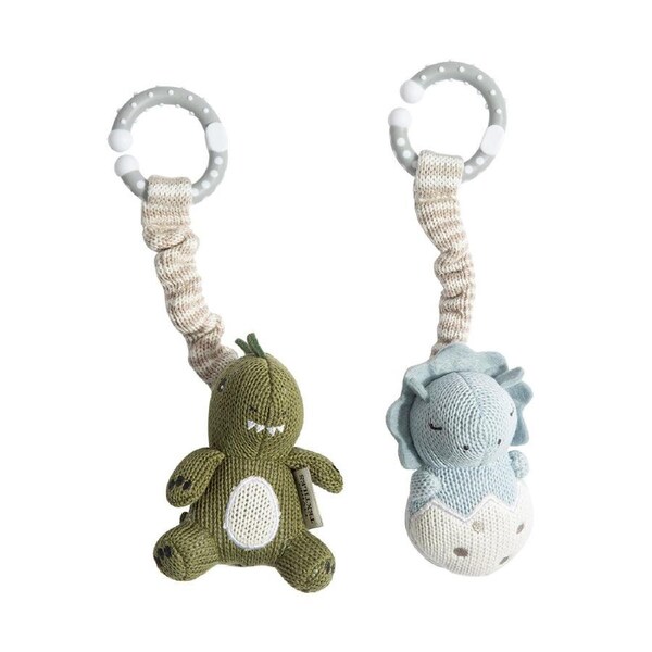 2 Pack Stroller Toys - Dinosaurs
