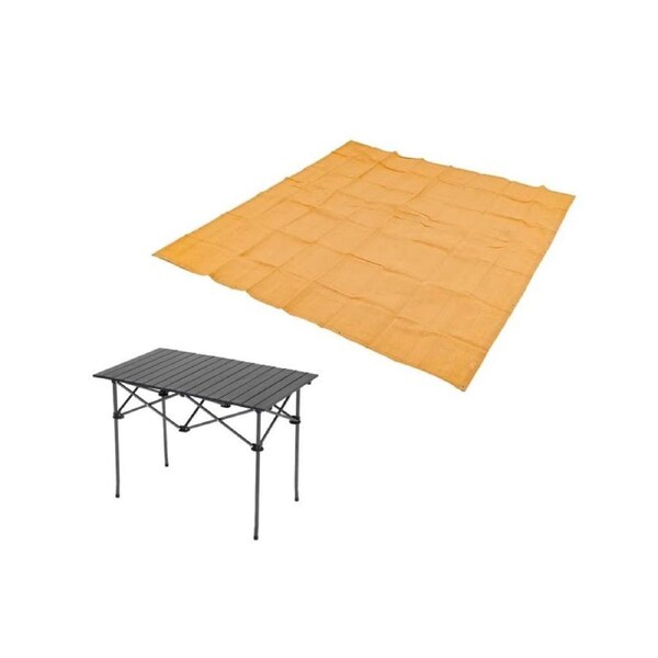 Kings Aluminium Roll Up Camping Table + Mesh Flooring 3m x 3m