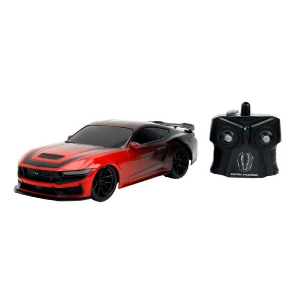 Jada&nbsp;1:16 Scale Big Time Muscle 2024 Ford Mustang Dark Horse Edition R/C Car