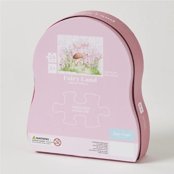 Jiggle & Giggle Fairy Land Jigsaw Puzzle - Play Kids Educational Toy 24 Pcs
