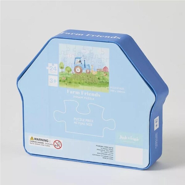 Jiggle & Giggle Farm Friends Jigsaw Puzzle - 24pC Play Kids - Educational Toy